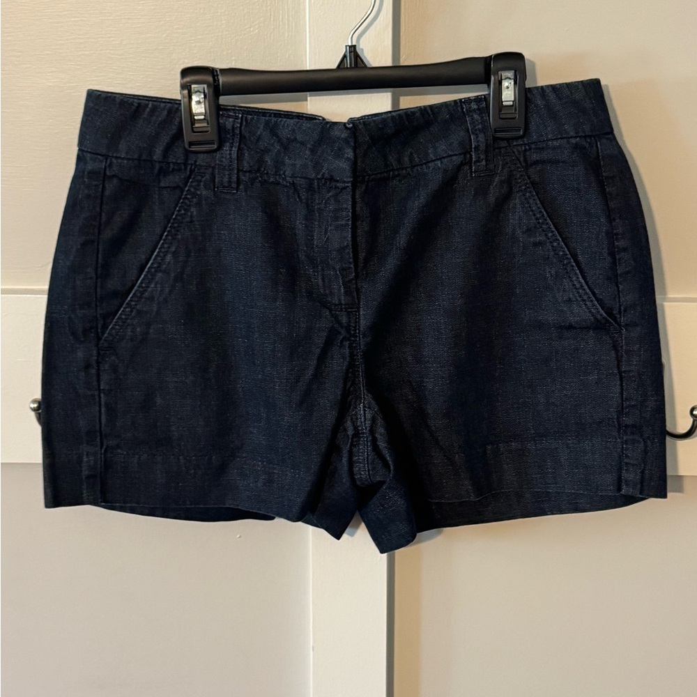 LOFT Dark Blue Jean Shorts